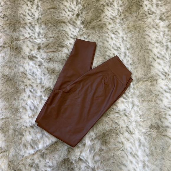 NWT Aerie Brown High-Waisted Leggings - Picture 7 of 11